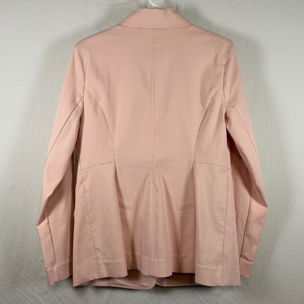 Cabi Pink Busy Blazer Style 5656 Pastel Three Button Structured Jacket Womens 8 - Picture 3 of 5